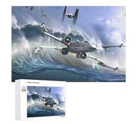 Puzzles pour Adolescents Space Battle Amidst Oceanic Chaos Puzzles pour Adultes Jouets Anti-Stress Vacances À La Maison Passer Le Temps Interaction Parent-Enfant 1000 PCS