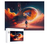 Puzzles pour Adolescents Space Exploration Adventure -1 Puzzles pour Adultes - Jeu Manuel - Niveau De Difficulté Élevé - Idée Cadeau Originale pour Un Anniversaire 500 PCS