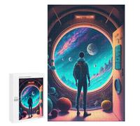 Puzzles pour Adolescents Space Explorer's View Puzzles pour Adultes Jeux De Détente Cadeaux pour Femmes Idéal comme Cadeau pour Toute La Famille 1000 PCS