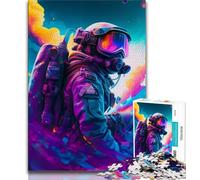 Puzzles pour Adolescents Space is Wild 1000 pièces pour Adultes Jouets éducatifs et éducatifs décoration d'intérieur Unique et Cadeaux (38x26cm)