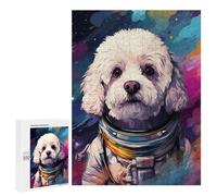 Puzzles pour Adolescents Space Poodle Adventure -3 Casse-tête pour Adolescents : Analyse Et Logique, Difficile Et Stimulant, Idéal comme Cadeau 500 PCS