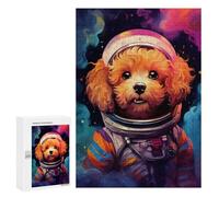 Puzzles pour Adolescents Space Poodle Adventure Casse-tête pour Adolescents : Analyse Et Logique, Difficile Et Stimulant, Idéal comme Cadeau 300 PCS
