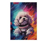 Puzzles pour Adolescents Space Pup Adventure -50 Puzzles pour Adultes Jeux Familiaux Difficile Difficile Est Idéal comme Cadeau 1000pcs(38x26cm)