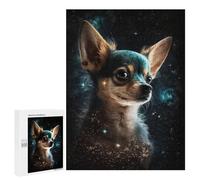 Puzzles pour Adolescents Space Pup Cosmic Canine Art Casse-têtes pour Adolescents - Jeu De Réflexion - Améliore La Mémoire - Cadeaux De Noël Et d'anniversaire