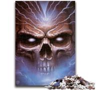 Puzzles pour Adolescents, Squelette de Foudre, Jouets éducatifs, activités Amusantes à la Maison, Cadeaux d'anniversaire, Cadeaux de Voyage 50x75cm