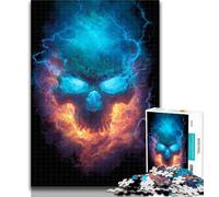 Puzzles pour Adolescents Squelette de Foudre Puzzles pour Adultes 1000 pièces Difficile, est idéal comme Cadeau pour Toute la Famille Convient pour Et 14 26x38cm