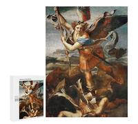 Puzzles pour Adolescents St Michael Vanquish Satan Puzzles pour Adultes Jeu Manuel Cadeau d'anniversaire Cadeau d'anniversaire, Cadeaux, 500 PCS