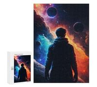 Puzzles pour Adolescents Staring at The Planets Puzzles pour Adolescents : Améliorent La Mémoire. Chaque Pièce Est Unique - Idée Cadeau d'anniversaire Unique 300 PCS