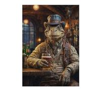 Puzzles pour Adolescents Steampunk Craft Beer Dino Puzzles pour Adultes, Jouets À Monter Soi-même, Décoration Parfaite, Interaction Parent-Enfant 38x26cm/1000pcs