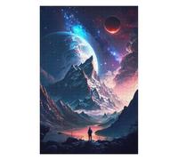 Puzzles pour Adolescents Stellar Twilight Galaxy Puzzle Familial - Améliore La Mémoire - Cadeau d'anniversaire Et Cadeau Unique 75x50cm/1000pcs
