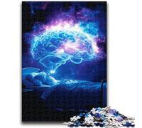 Puzzles pour Adolescents Storm Brain 1000 pièces, Anti-Stress, Staycation Kill Time Wishlist avec Père Noël (75x50cm)