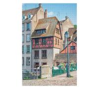 Puzzles pour Adolescents Strasbourg Architecture Puzzles Anti-Stress, Jouets pour Se Détendre À La Maison, Cadeaux d'anniversaire Et Cadeaux Uniques 75x50cm/1000pcs
