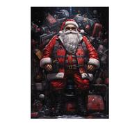 Puzzles pour Adolescents Street Santa Puzzles pour Adultes Jeu Manuel Décoration Intérieure Est Idéal comme Cadeau 38x26cm/1000pcs