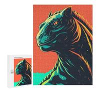 Puzzles pour Adolescents Stylized Tiger Portrait with Bold Colors Puzzles pour Adultes Jeux Relaxants Qui Améliorent La Mémoire Cadeaux Uniques pour Un Anniversaire Et Noël 500 PCS