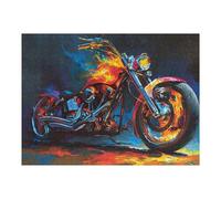 Puzzles pour Adolescents Surreal Abstract Chopper Puzzles pour Adultes : des Jouets À Monter Soi-même, Amusants Et Originaux, Parfaits pour Un Anniversaire Ou Noël