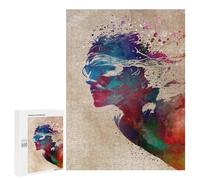 Puzzles pour Adolescents Swimmer Sport Art Puzzles pour Adolescents - Décoration Murale - Cadeau Unique pour Anniversaire Et Noël