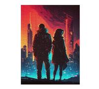 Puzzles pour Adolescents Synthetic Skyscape Lovers Puzzle Familial - Améliore La Mémoire - Cadeau d'anniversaire Et Cadeau Unique 52x38cm/1000pcs