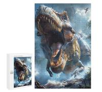 Puzzles pour Adolescents T-Rex Roaring Puzzle Adulte - Décoration Murale - Découpe De Précision pour Les Gamers 1000 PCS