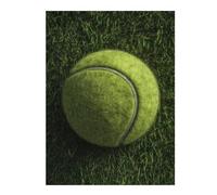 Puzzles pour Adolescents Tennis Ball on Grass Field Puzzle pour Adultes, Jeu Manuel, Course De Vitesse, Cadeau d'anniversaire, Cadeaux, 1000pcs(52x38cm)