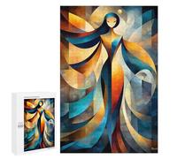 Puzzles pour Adolescents Thalassa - Cubist Minimal Mythology Abstract Jeu De Puzzle Familial pour Adultes, Amusant Et Humoristique, Activités À Faire À La Maison, 1000 PCS