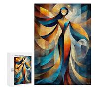 Puzzles pour Adolescents Thalassa - Cubist Minimal Mythology Abstract Puzzle Adulte - Décoration Murale - Découpe De Précision pour Les Gamers 300 PCS