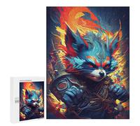 Puzzles pour Adolescents The Angry Powerful Raccoon Puzzles pour Adolescents - Décoration Murale - Cadeau Unique pour Anniversaire Et Noël