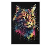 Puzzles pour Adolescents The Asheera Cats Colorful Puzzle pour Adultes : Jeu Manuel Amusant Et Stimulant, 75x50cm/1000pcs