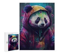 Puzzles pour Adolescents The Comfortable Panda Puzzles pour Adolescents - Décoration Murale - Cadeau Unique pour Anniversaire Et Noël