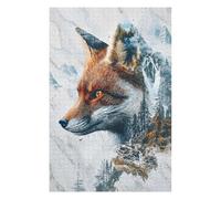 Puzzles pour Adolescents The Foxs Mystic Domain Puzzles pour Adultes Jeu Manuel Décoration Intérieure Est Idéal comme Cadeau 75x50cm/1000pcs