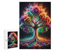 Puzzles pour Adolescents The Neon Grove Puzzles pour Adolescents - Décoration Murale - Cadeau Unique pour Anniversaire Et Noël