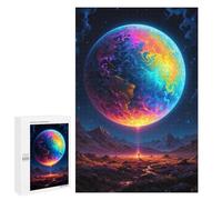 Puzzles pour Adolescents The Rainbow Planet Earth Puzzles pour Adultes Jeu Manuel Cadeau d'anniversaire Cadeau d'anniversaire, Cadeaux, 1000 PCS