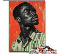 Puzzles pour Adolescents, thème Africain, 1000 pièces, Art intéressant, réduction du Stress, liste de souhaits avec Le Père Noël, pour Les 14 Ans (26x38cm)