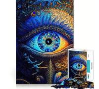 Puzzles pour Adolescents Third Eye Centre, 1000 pièces, stimule la mémoire, détend, Bords précis, 38x26cm