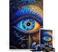 Puzzles pour Adolescents Third Eye Centre, 1000 pièces, stimule la mémoire, détend, Bords précis, 38x26cm