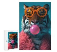 Puzzles pour Adolescents Tiger Bubblegum Puzzles pour Adultes - Jeu Manuel - Niveau De Difficulté Élevé - Idée Cadeau Originale pour Un Anniversaire 1000 PCS