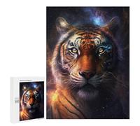 Puzzles pour Adolescents Tiger Galaxy Art Print-4 Casse-têtes pour Adolescents - Jeu De Réflexion - Améliore La Mémoire - Cadeaux De Noël Et d'anniversaire
