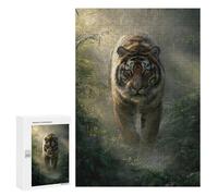 Puzzles pour Adolescents Tiger in Amazon Rainforest-1 Casse-tête pour Adolescents : Analyse Et Logique, Difficile Et Stimulant, Idéal comme Cadeau 300 PCS