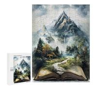 Puzzles pour Adolescents Tome of Endless Realms Puzzles pour Adolescents : Améliorent La Mémoire. Chaque Pièce Est Unique - Idée Cadeau d'anniversaire Unique 500 PCS