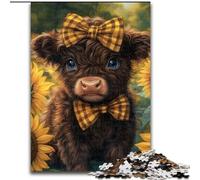 Puzzles pour Adolescents Tournesol Yak, adaptés aux Personnes de 14 Ans et Plus, Jeux éducatifs, Cadeaux du Père Noël Secret (Taille 50x75cm)