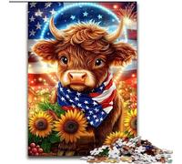 Puzzles pour Adolescents Tournesol Yak, Jeu Familial Anti-Stress, défi Difficile, renforce l'amour Entre Couples (Taille 50x75cm)