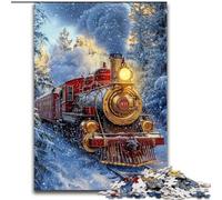Puzzles pour Adolescents, Train, Divertissement Familial, Jouets éducatifs, pour Anniversaire et Noël, à partir de 14 Ans (Taille 26x38cm)