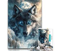 Puzzles pour Adolescents, Une Meute de Loups, Puzzles de 1 000 pièces pour Adultes, Jouets éducatifs et éducatifs, idéal comme Cadeau pour Toute la Famille, 50x75cm