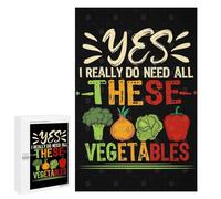 Puzzles pour Adolescents Vegetable Lover Gift Vegan Puzzle pour Adultes, Décoration Murale, Œuvre d'art, Cadeau d'anniversaire, Cadeaux, 1000 PCS