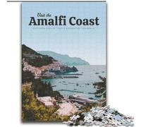 Puzzles pour Adolescents Visitant la côte amalfitaine, adaptés aux 14 Ans et Plus, Jeux éducatifs à Domicile, Jouets à Faire soi-même, œuvres d'art, Cadeau 75x100cm