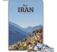 Puzzles pour Adolescents Visitant l'Iran pour et à partir de 14 Ans Jouez aux Jouets Car C'est idéal comme Cadeau pour Toute la Famille (38x52cm) 1000 pièces