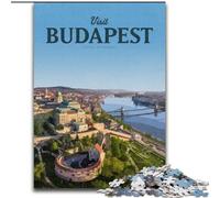 Puzzles pour Adolescents : Visite de Budapest, Analyse et logique avec pièces de Formes aléatoires entièrement emboîtables, pour Les Enfants de 14 Ans et Plus, 26 x 38 cm