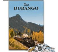 Puzzles pour Adolescents Visitez Durango, Casse-tête pour décoration Murale, Cadeaux d'anniversaire et de Noël Uniques pour Les 14 Ans 50x75cm