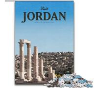 Puzzles pour Adolescents : visitez la Jordanie, Casse-tête pour décoration Murale, Cadeaux d'anniversaire et de Noël Uniques pour Les 14 Ans (26 x 38 cm)