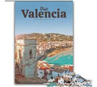 Puzzles pour Adolescents, visitez Valence, adaptés aux 14 Ans et Plus, Jeux éducatifs à Domicile, Jouets à Faire soi-même, œuvres d'art, Cadeau 75x100cm