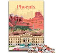 Puzzles pour Adolescents Voyage à Phoenix Convient aux 14 Ans et Plus Jeu de Jouets intellectuels Jeu éducatif pour Anniversaire et Noël (Taille 38x52cm)